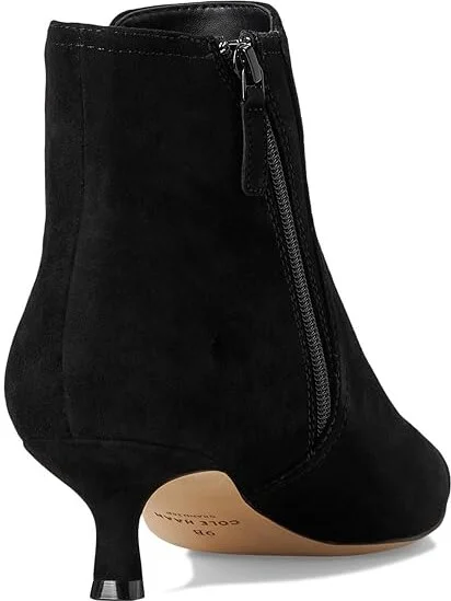 Cole Haan Marcy Chelsea Bootie Women's Boots Black Suede : 9.5 B - Medium, Leather - Image 4