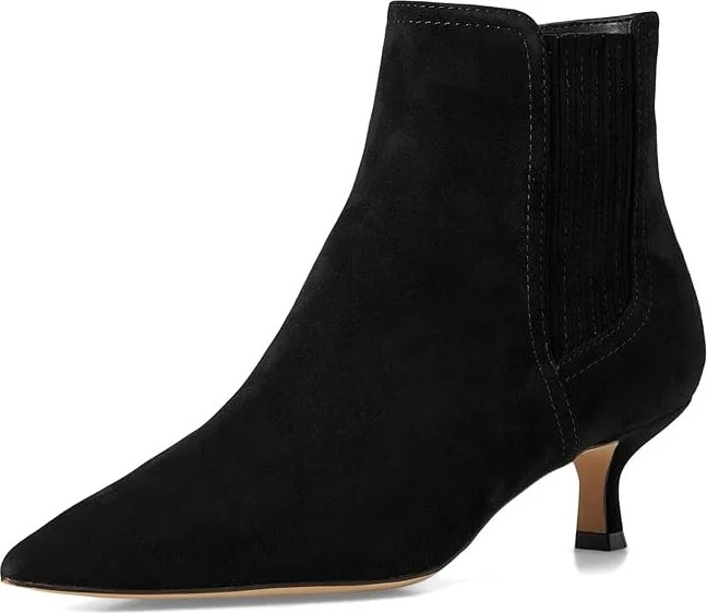 Cole Haan Marcy Chelsea Bootie Women's Boots Black Suede : 9.5 B - Medium, Leather - Image 5