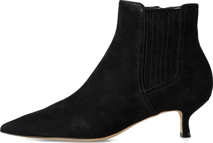 Cole Haan Marcy Chelsea Bootie Women's Boots Black Suede : 9.5 B - Medium, Leather - Image 6