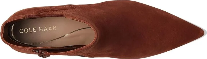 Cole Haan Marcy Chelsea Bootie Women's Boots Dark Cuoio Suede : 11 B - Medium, Leather - Image 2