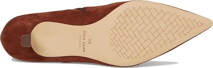 Cole Haan Marcy Chelsea Bootie Women's Boots Dark Cuoio Suede : 11 B - Medium, Leather - Image 3