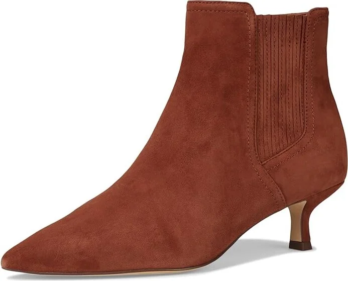 Cole Haan Marcy Chelsea Bootie Women's Boots Dark Cuoio Suede : 11 B - Medium, Leather - Image 5