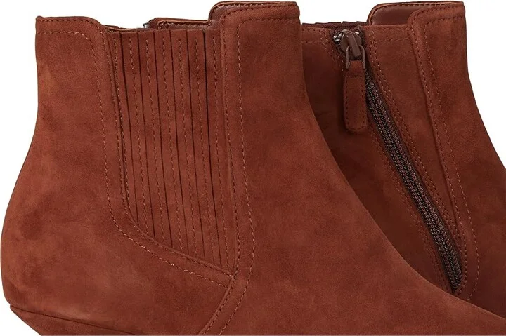 Cole Haan Marcy Chelsea Bootie Women's Boots Dark Cuoio Suede : 11 B - Medium, Leather - Image 7