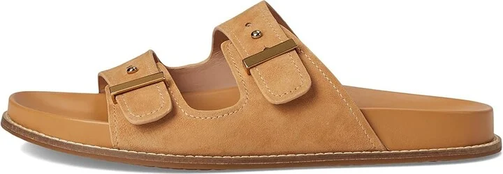 Cole Haan Marisol Footbed Sandals Women's Sandals Biscuit Suede : 11 B - Medium, Leather - Image 6