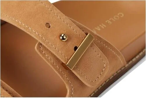Cole Haan Marisol Footbed Sandals Women's Sandals Biscuit Suede : 11 B - Medium, Leather - Image 7
