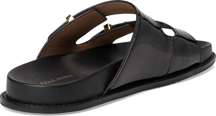 Cole Haan Marisol Footbed Sandals Women's Sandals Black Patent Leather : 8 B - Medium - Image 4