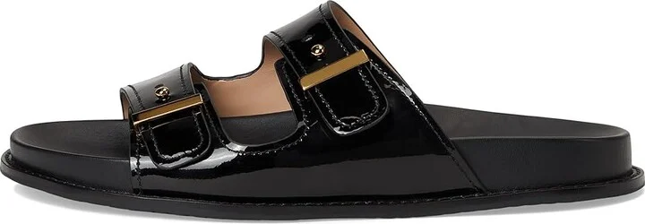 Cole Haan Marisol Footbed Sandals Women's Sandals Black Patent Leather : 8 B - Medium - Image 6