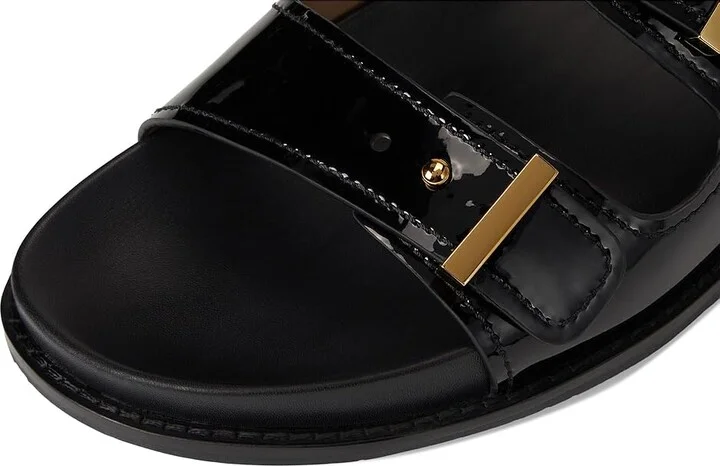 Cole Haan Marisol Footbed Sandals Women's Sandals Black Patent Leather : 8 B - Medium - Image 7