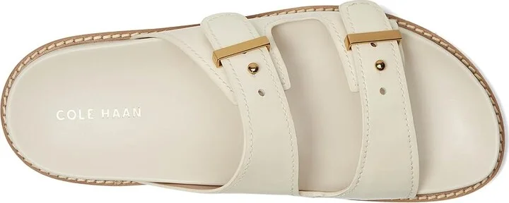 Cole Haan Marisol Footbed Sandals Women's Sandals Ivory Patent Leather : 10 B - Medium - Image 2