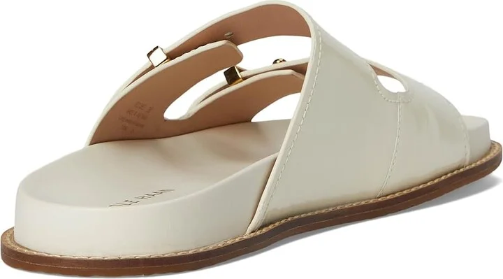 Cole Haan Marisol Footbed Sandals Women's Sandals Ivory Patent Leather : 10 B - Medium - Image 4