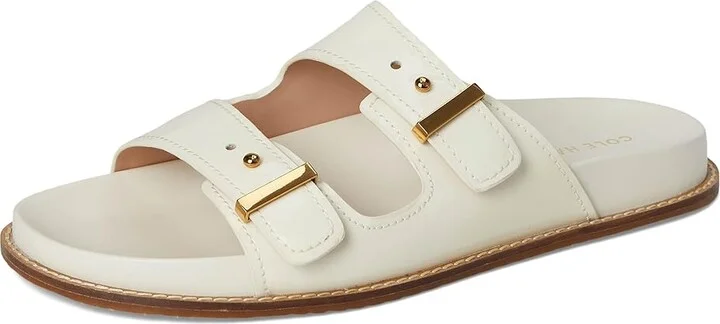 Cole Haan Marisol Footbed Sandals Women's Sandals Ivory Patent Leather : 10 B - Medium - Image 5
