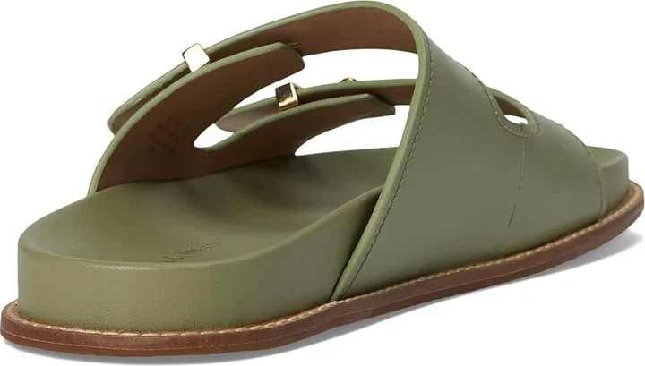 Cole Haan Marisol Footbed Sandals Women's Sandals Oil Green Leather : 5.5 B - Medium - Image 4