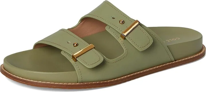 Cole Haan Marisol Footbed Sandals Women's Sandals Oil Green Leather : 5.5 B - Medium - Image 5