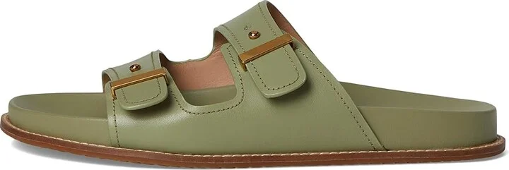 Cole Haan Marisol Footbed Sandals Women's Sandals Oil Green Leather : 5.5 B - Medium - Image 6