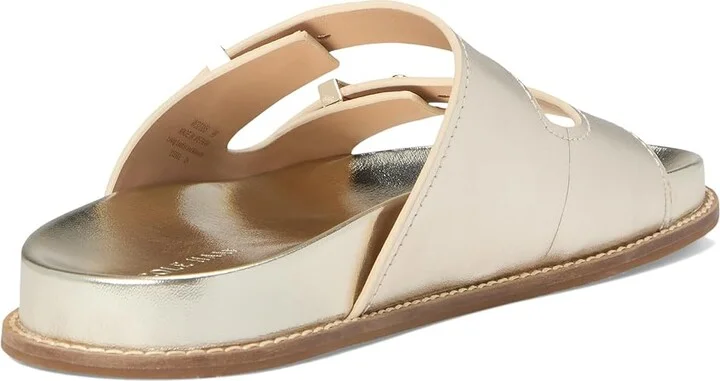 Cole Haan Marisol Footbed Sandals Women's Sandals Soft Gold Leather : 5 B - Medium - Image 4