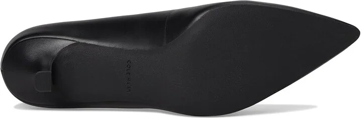 Cole Haan Marjorie Pumps Waterproof 45mm High Women's Heels Black Leather WP : 6 B - Medium, Leather/Rubber - Image 3
