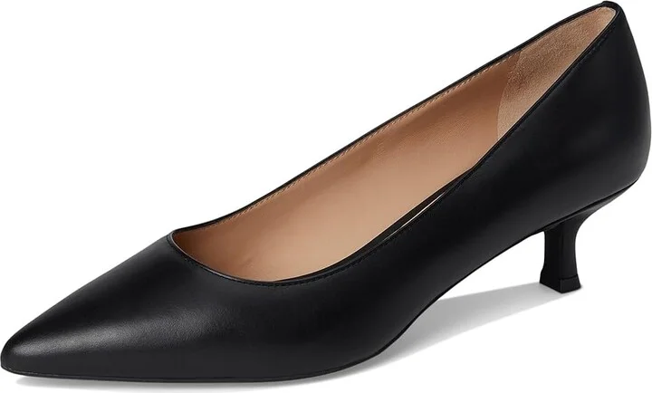 Cole Haan Marjorie Pumps Waterproof 45mm High Women's Heels Black Leather WP : 6 B - Medium, Leather/Rubber - Image 5