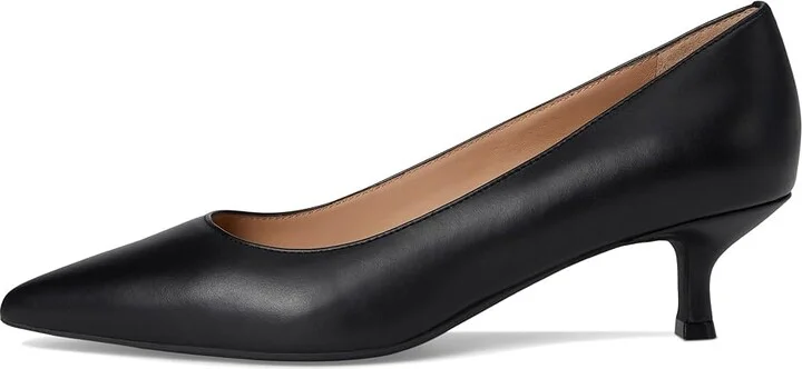 Cole Haan Marjorie Pumps Waterproof 45mm High Women's Heels Black Leather WP : 6 B - Medium, Leather/Rubber - Image 6