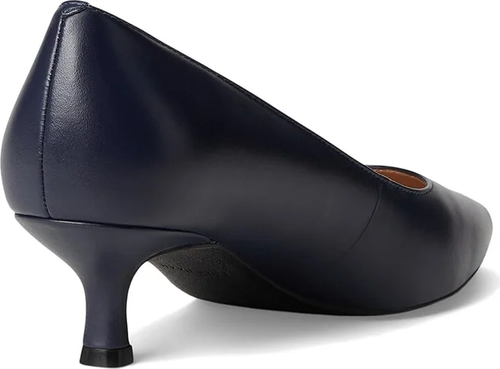 Cole Haan Marjorie Pumps Waterproof 45mm High Women's Heels Navy Blazer Leather Wp : 7 B - Medium, Leather/Rubber - Image 4
