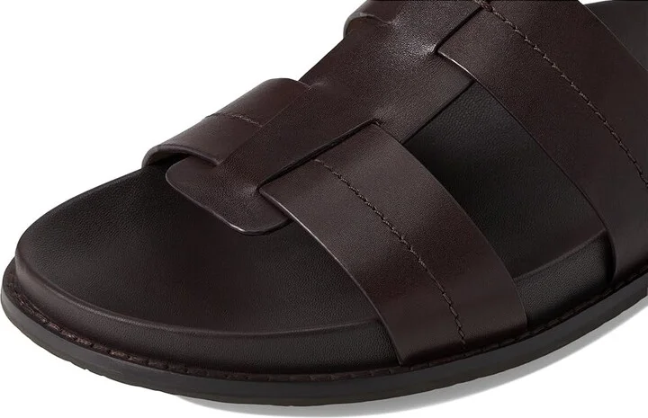 Cole Haan Marlee Fisherman Footbed Sandals Women's Sandals Dark Chocolate Leather : 7 B - Medium, Leather/Rubber - Image 7