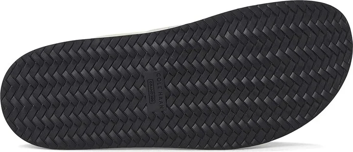 Cole Haan Marlee Fisherman Footbed Sandals Women's Sandals Ivory Leather : 9.5 B - Medium, Leather/Rubber - Image 3