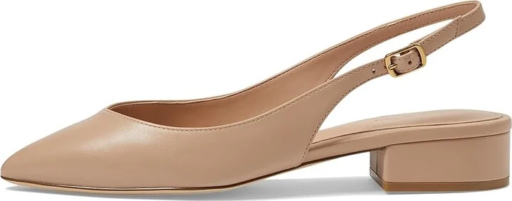 Cole Haan Mazie Slingback Flat Women's Flat Shoes Brush Leather : 5 B - Medium, Leather/Rubber - Image 5