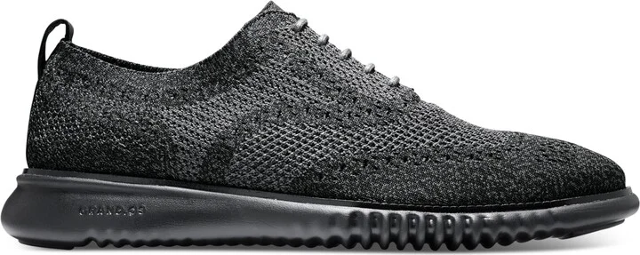 Cole Haan Men's 2.Zerogrand Stitchlite Oxford Shoes - Black/magnet/black - Image 5