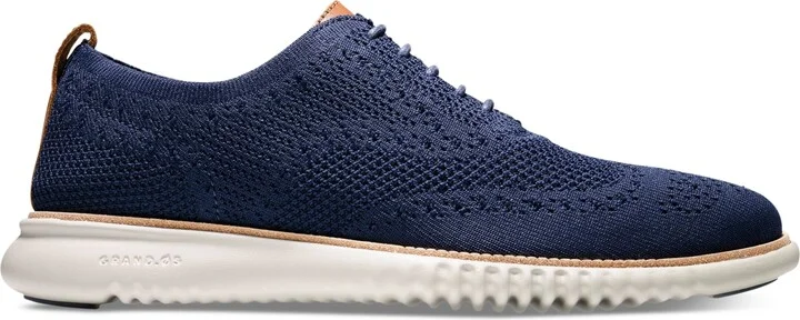 Cole Haan Men's 2.Zerogrand Stitchlite Oxford Shoes - Black/magnet/black - Image 6