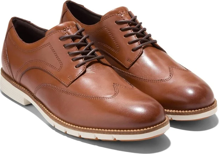Cole Haan Men's Flex Grand Wingtip Lace-Up Shoe - Image 6