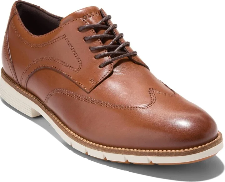 Cole Haan Men's Flex Grand Wingtip Lace-Up Shoe