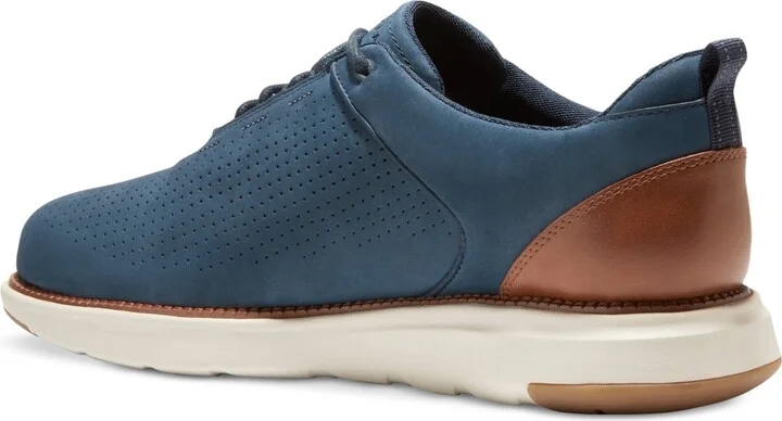 Cole Haan Men's Grand Atlantic Textured Sneaker - Navy Blazer Nubuck /British Tan/birch - Image 3