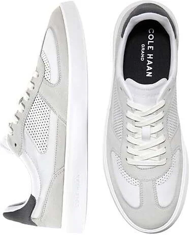Cole Haan Men's Grand Crosscourt Modern Turf Sneakers Microchip/Gray