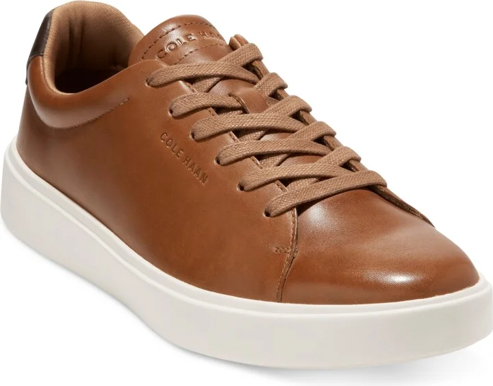 Cole Haan Men's Grand Crosscourt Traveler Sneaker - British Tan/Egret