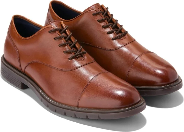 Cole Haan Men's Grand Flex Dress Cap Lace-Up Oxford - Image 5