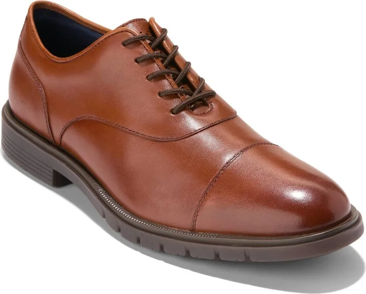 Cole Haan Men's Grand Flex Dress Cap Lace-Up Oxford
