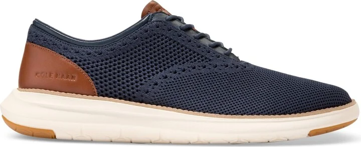 Cole Haan Men's Grand Remix Lace-Up Knit Oxford Shoes - Image 7