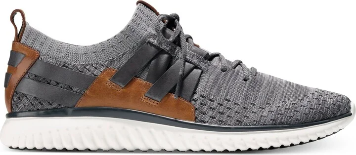 Cole Haan Men's GrandMotion Stitchlite Woven Sneakers - Navy Ink/Peony - Image 6