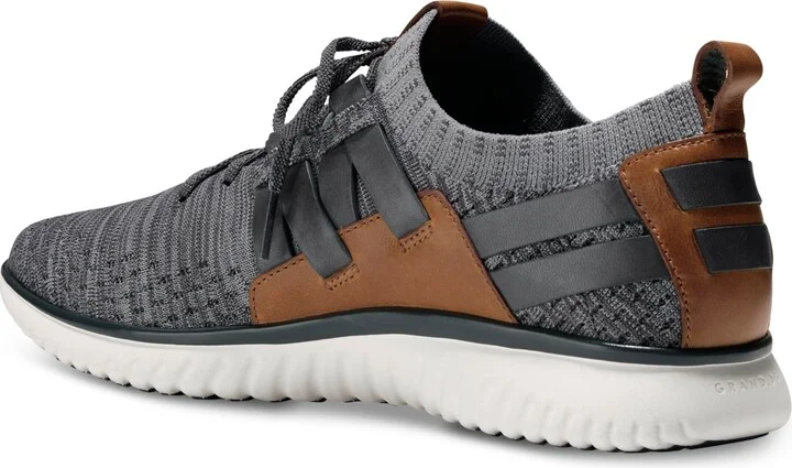 Cole Haan Men's GrandMotion Stitchlite Woven Sneakers - Navy Ink/Peony - Image 8