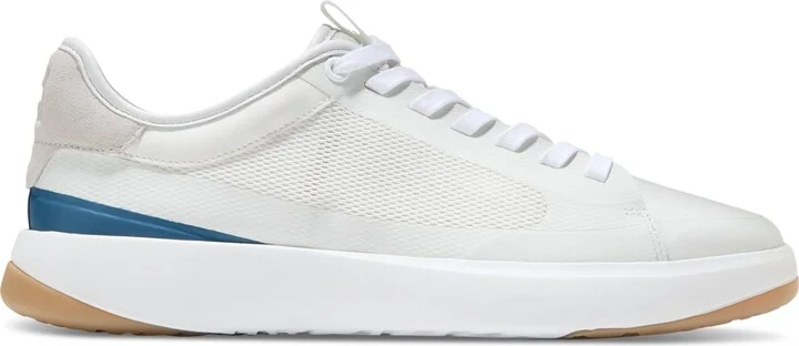 Cole Haan Men's GrandPrÃ¸ All Day Court Sneaker - Optic White/China Blue - Image 2