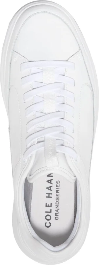 Cole Haan Men's GrandPrÃ¸ All Day Leather Lace-Up Court Sneakers - Image 4