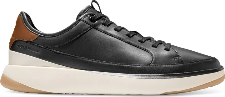 Cole Haan Men's GrandPrÃ¸ All Day Leather Lace-Up Court Sneakers - Image 7