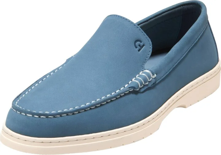 China Blue Nubuck/Ivory