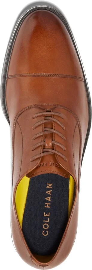 Cole Haan Men's Hawthorne Lace-Up Cap-Toe Oxford Dress Shoes - Image 10
