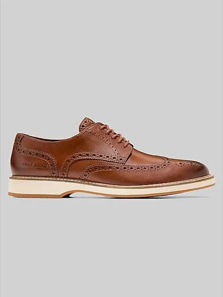 Cole Haan Men's Morse Grand Wingtip Oxfords Tan