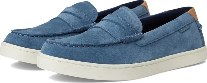 China Blue Suede/Biscuit/Ivory
