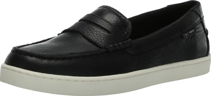 Black Pebbled Leather/Ivory