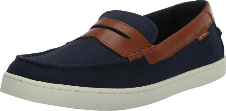Navy Blazer Canvas/British Tan/Ivory