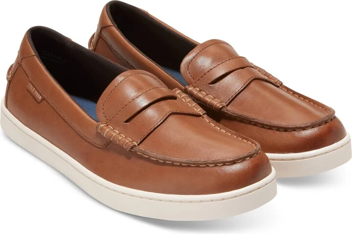 Cole Haan Men's Nantucket Slip-On Penny Loafers - Ch British Tan/ivory - Image 4