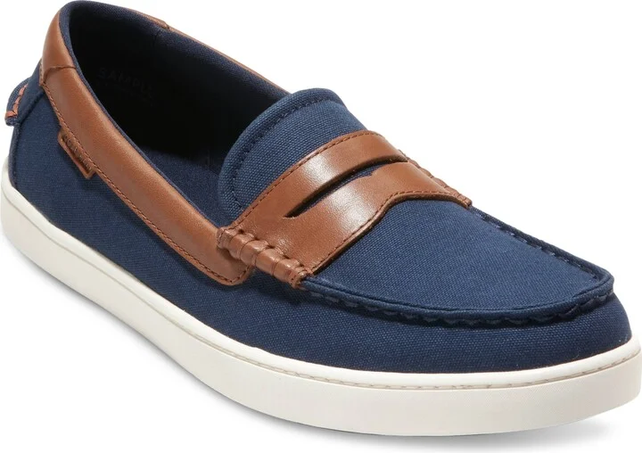 Navy Blazer Canvas,ch British Tan,ivory