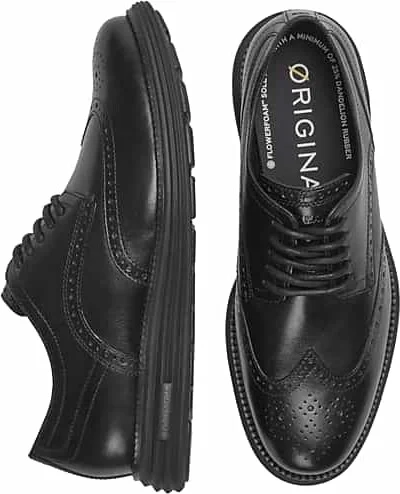 Cole Haan Men's Original Grand Remastered Wingtip Oxfords Black